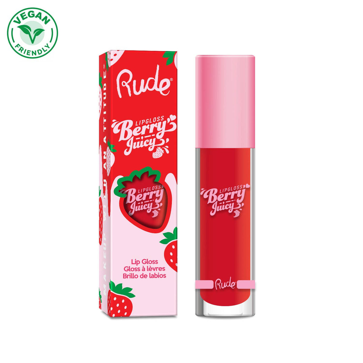 Brillant à lèvres Berry Juicy — Code rouge