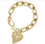 Amédée — bracelet cœur d'or, packshot